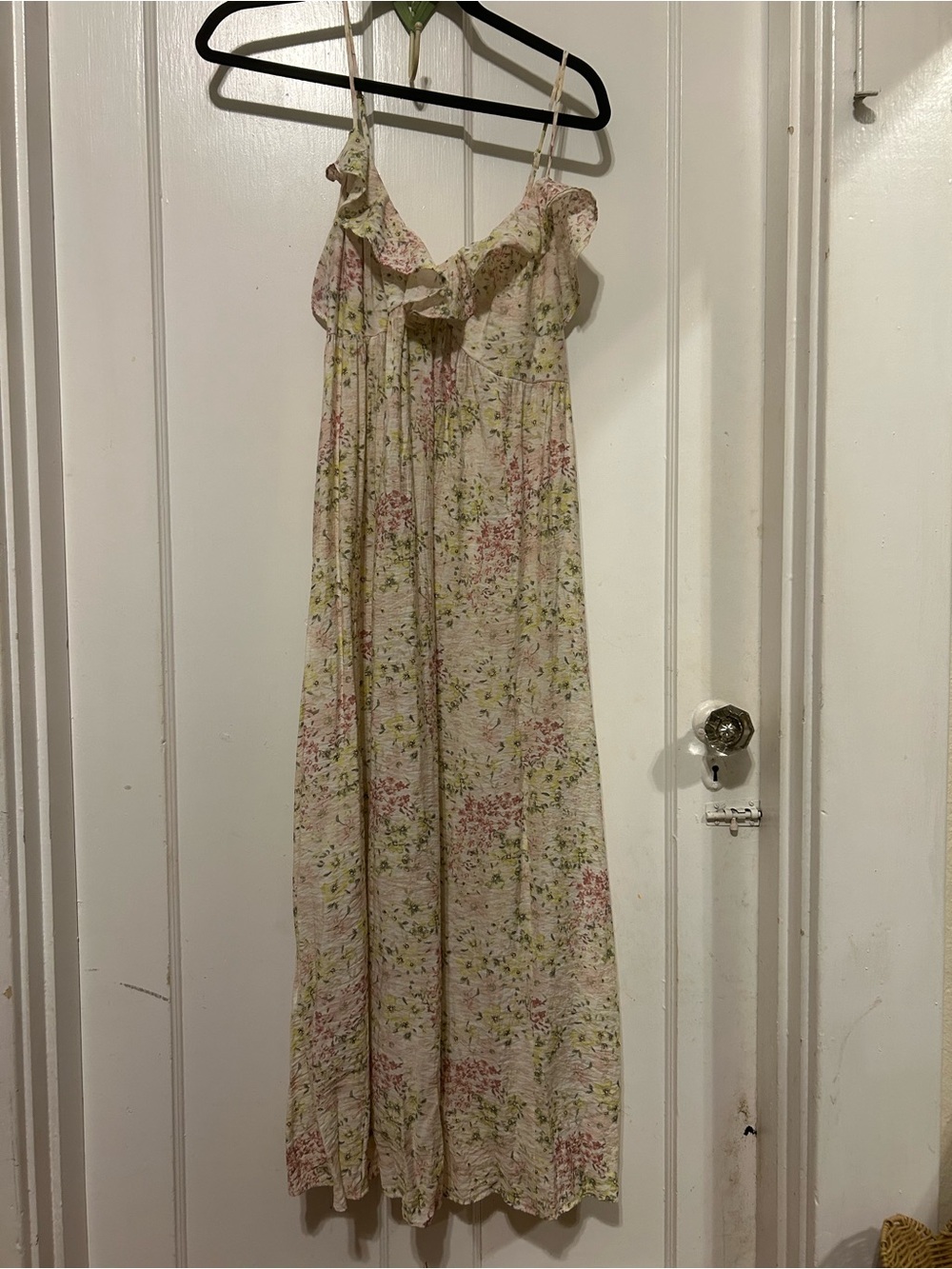 H&M Pastel Floral spaghetti strap Dress - Pink, Yellow, Green